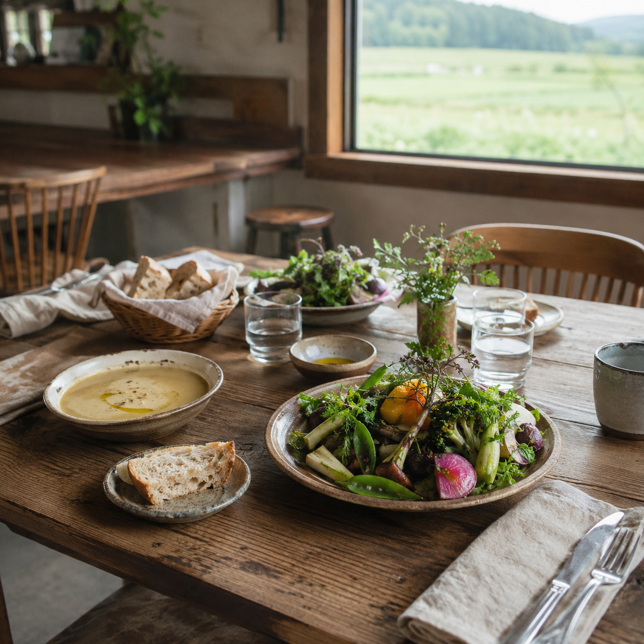 HOK-DAY-04 · a farm restaurant table — 1:1